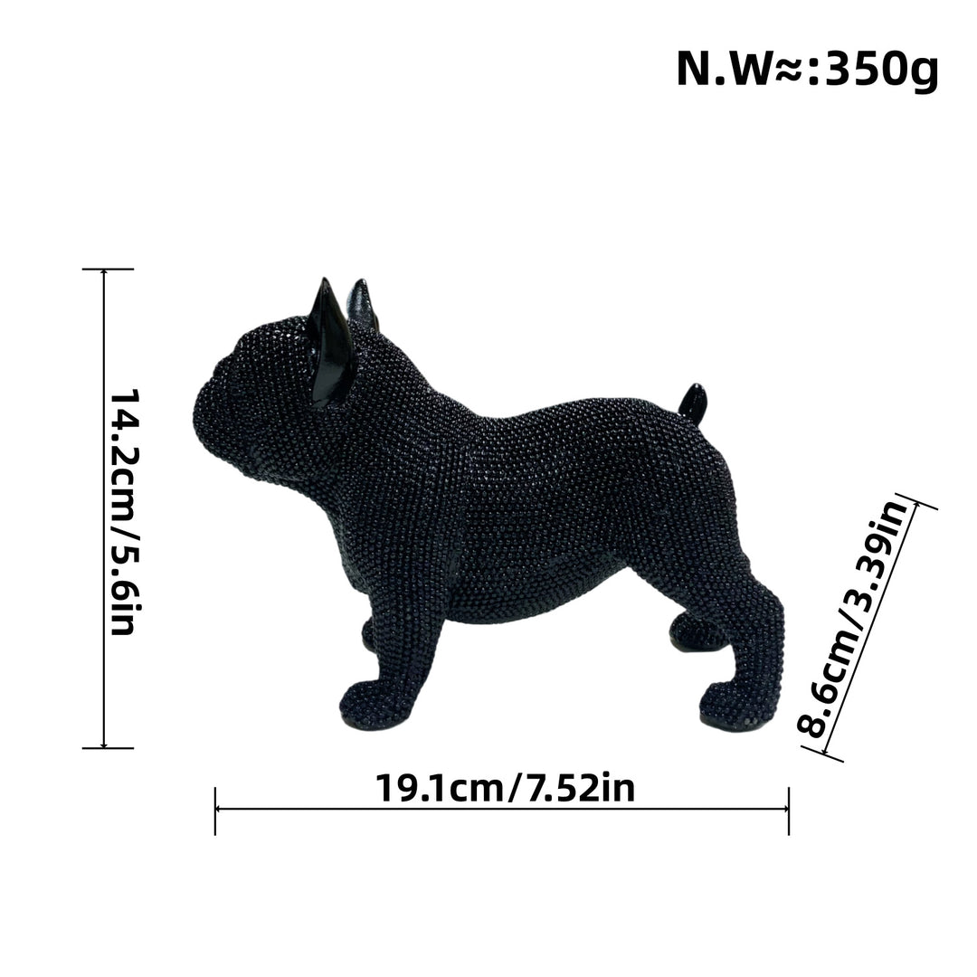 Dekorative Hundefigur im modernen Design Karnz