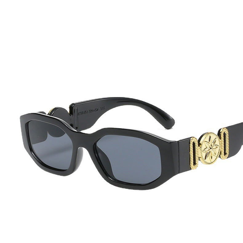 Damen Trendige und stilvolle Sonnenbrille mit luxuriösen Details Karnz