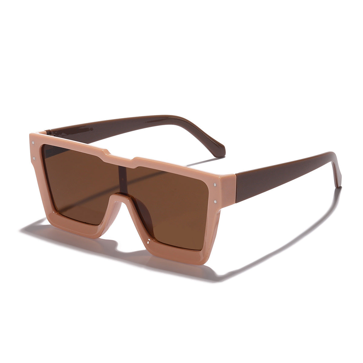 Damen statement Sonnenbrille mit breitem Rahmen und UV-Schutz Karnz