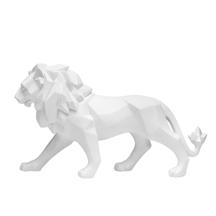 Elegante und moderne Löwen Skulptur Karnz