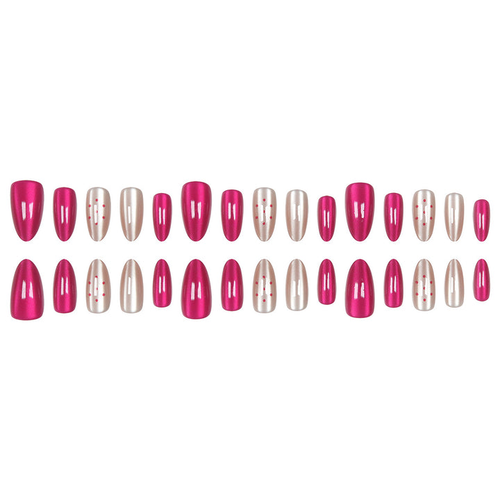 Stilvolles Stiletto Press-On Nail Set Karnz