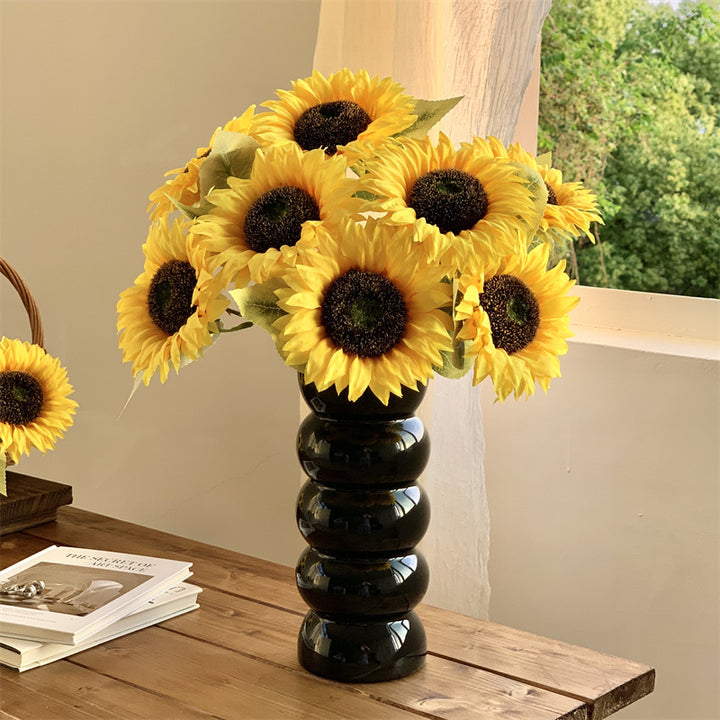 Realistische Künstliche Sonnenblumenstängel