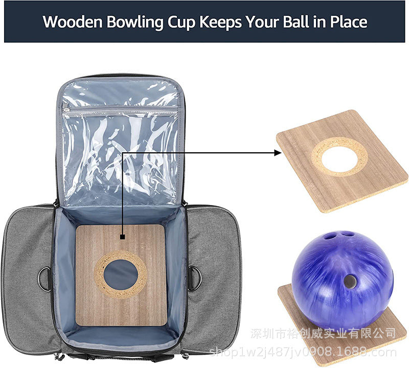 Isolierte Bowlingball-Aufbewahrungstasche Karnz
