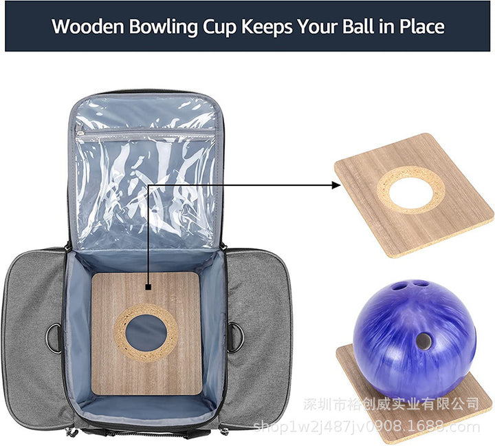 Isolierte Bowlingball-Aufbewahrungstasche Karnz