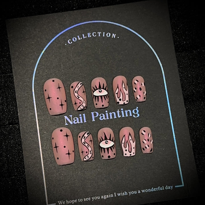 Künstlerisches Nagelkunstdesign