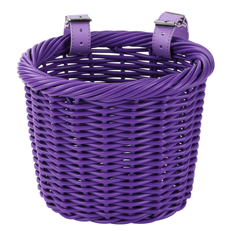 Unisex Aufbewahrungskorb mit eleganten Ledergriffen Karnz