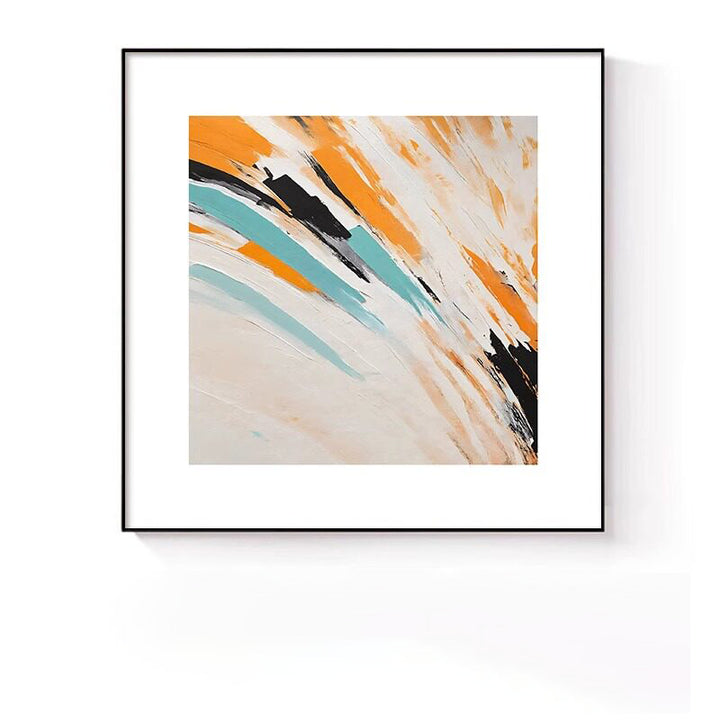 Abstrakte expressionistische Leinwandkunst für Wände