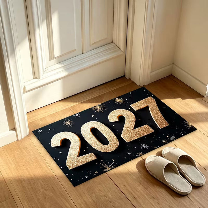 Neujahrsfeier Willkommenmatte Karnz