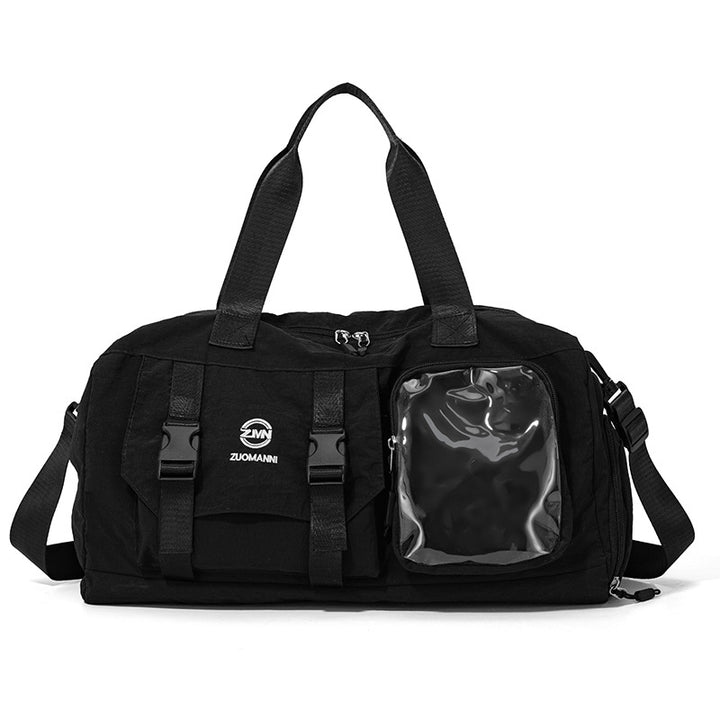 Vielseitige Sport-Duffel-Tasche mit transparentem Fach Karnz