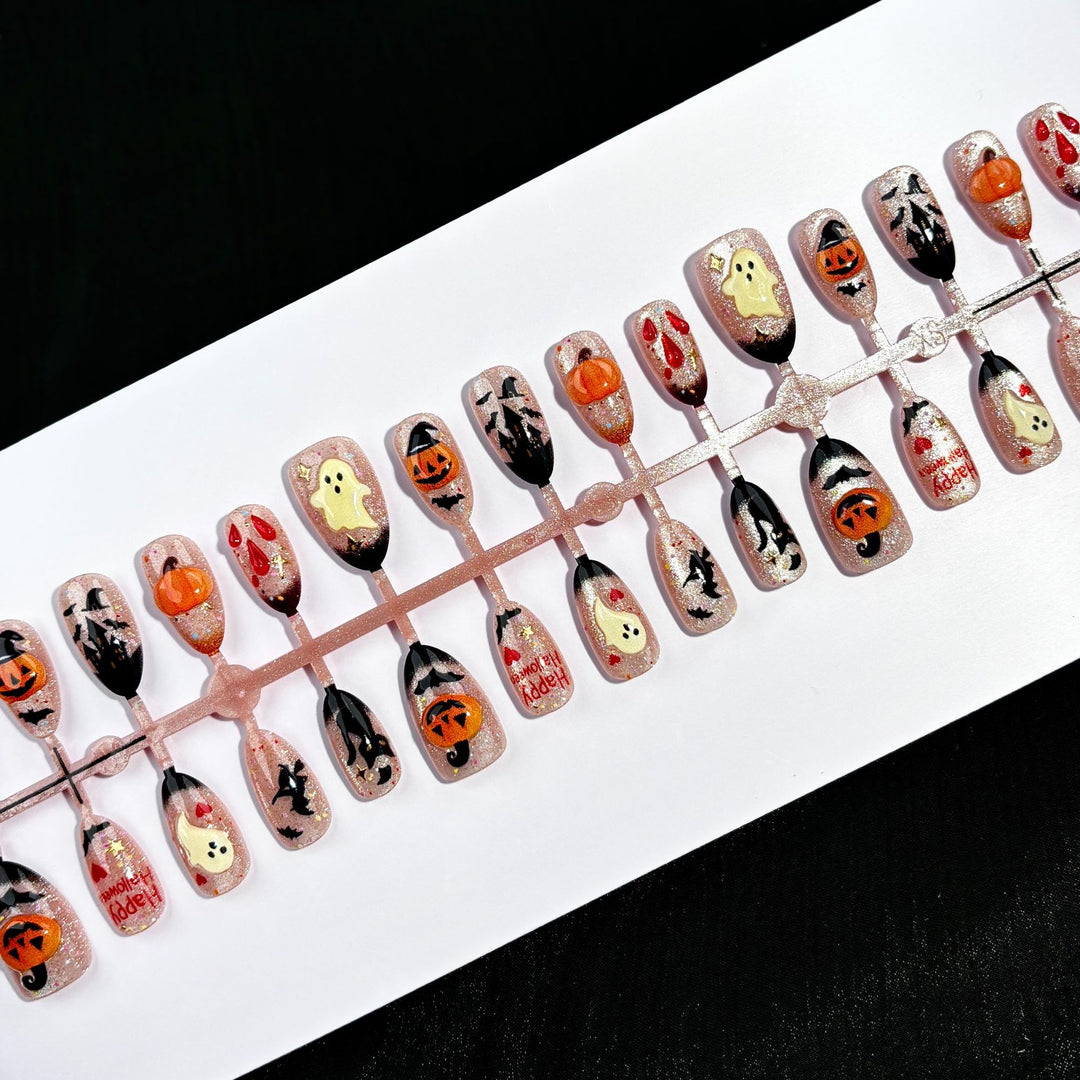Kreatives, Halloween-Themen-Widder-Nagelkunst-Set