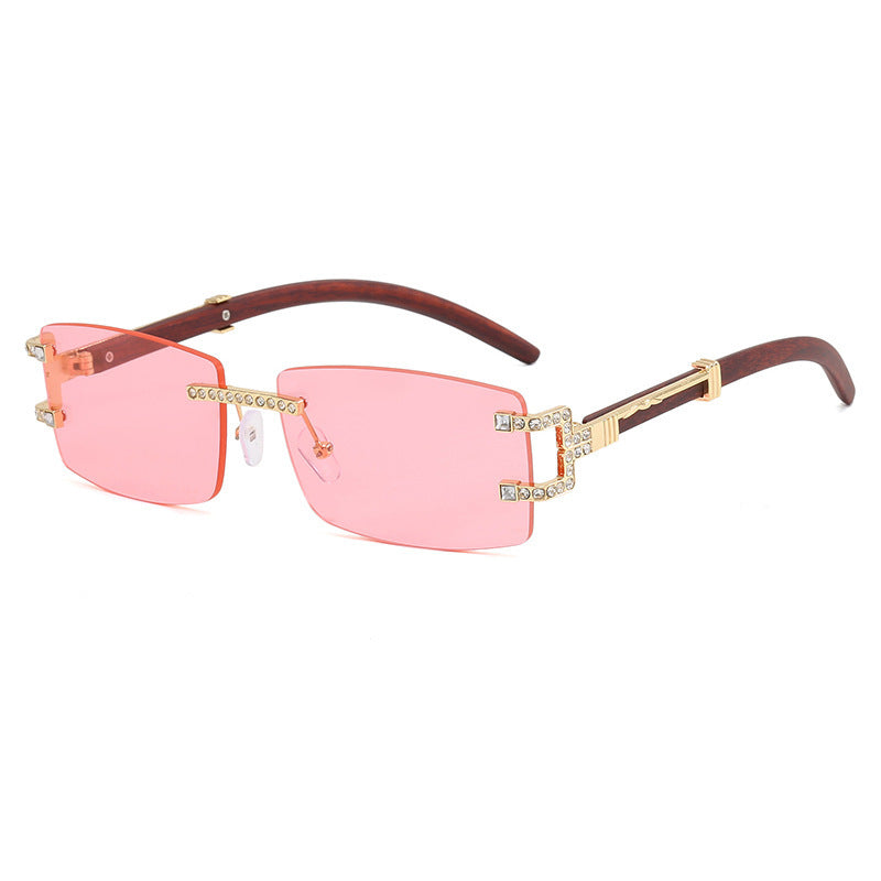 Damen exklusive Sonnenbrille im eleganten Design mit Strass-Akzenten Karnz