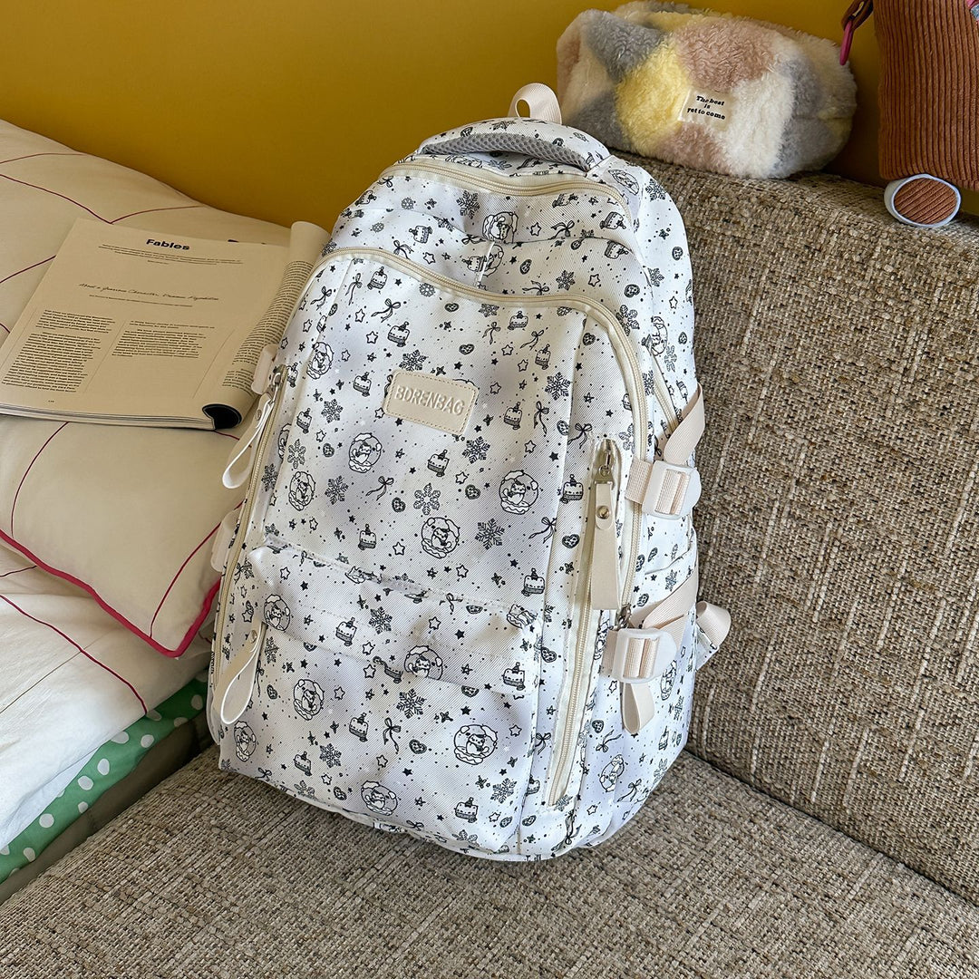 Künstlerisch gemusterter Rucksack Karnz