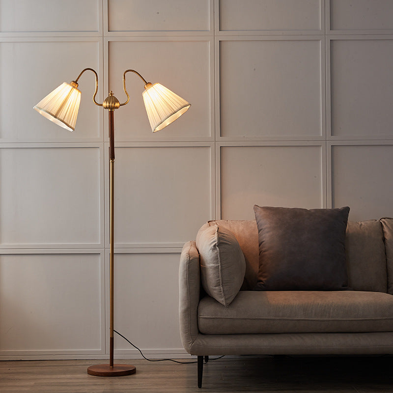 Klassische Doppelshade Stehlampe