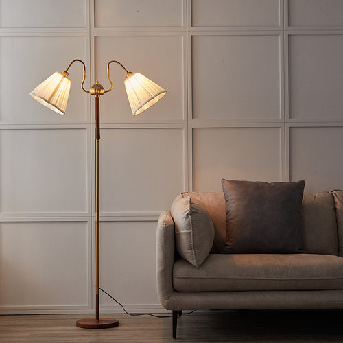 Klassische Doppelshade Stehlampe