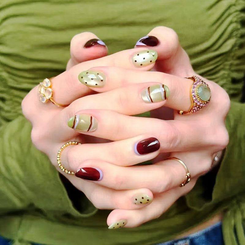 Künstlerisches Ombre Glitter Nagelkunst Set Karnz