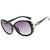 Damen modische Cat-Eye Sonnenbrille mit exklusivem Metall-Design Karnz