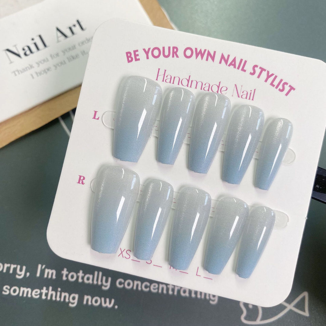 Handgemachtes Ombre Press-On Nagelset