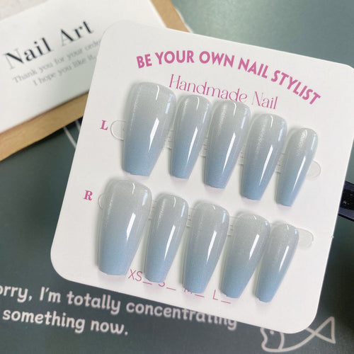 Handgemachtes Ombre Press-On Nagelset