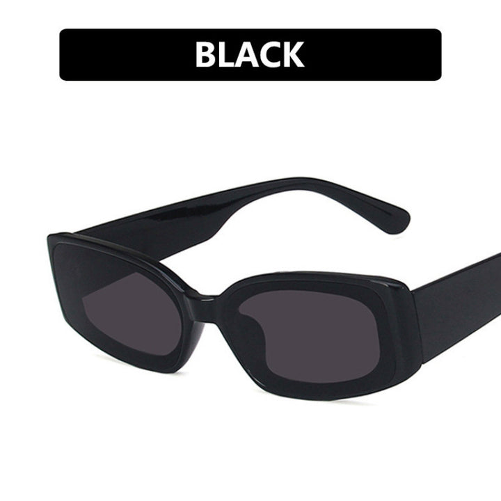 Damen modische Sonnenbrille im futuristischen Transparentdesign Karnz