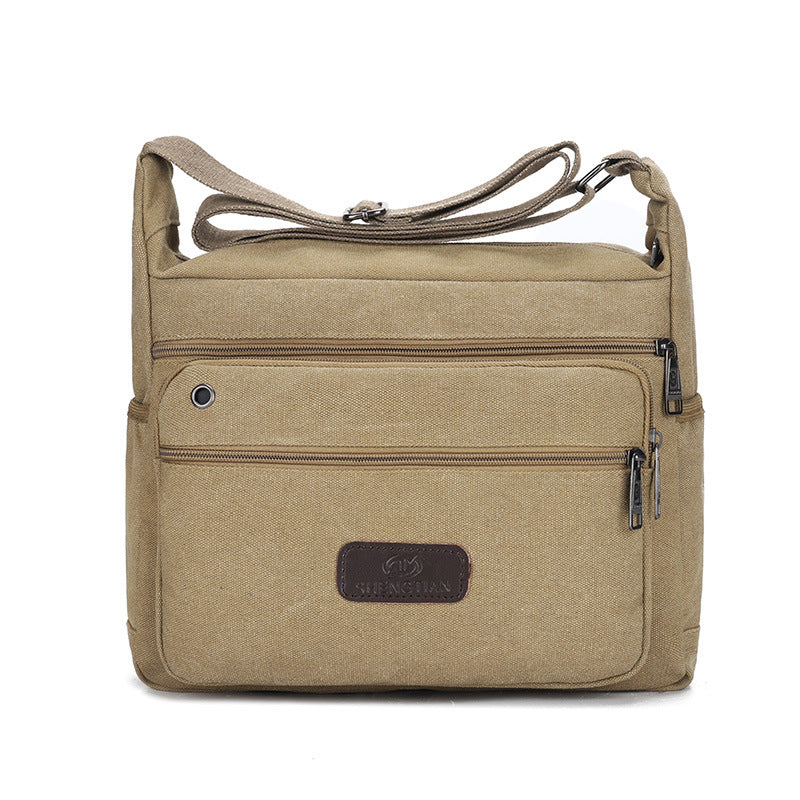 Vielseitige Canvas Messenger Bag