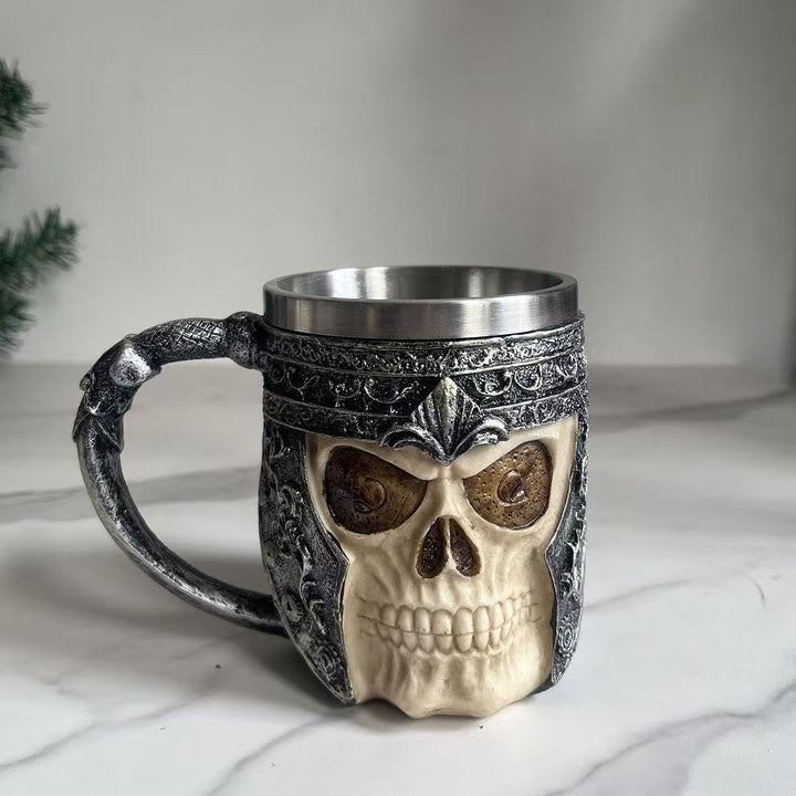 Bierkrug mit Totenkopf-Design Karnz