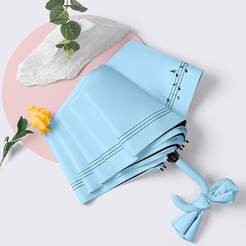 Damen eleganter und kreativer Faltregenschirm mit Herzdesign Karnz
