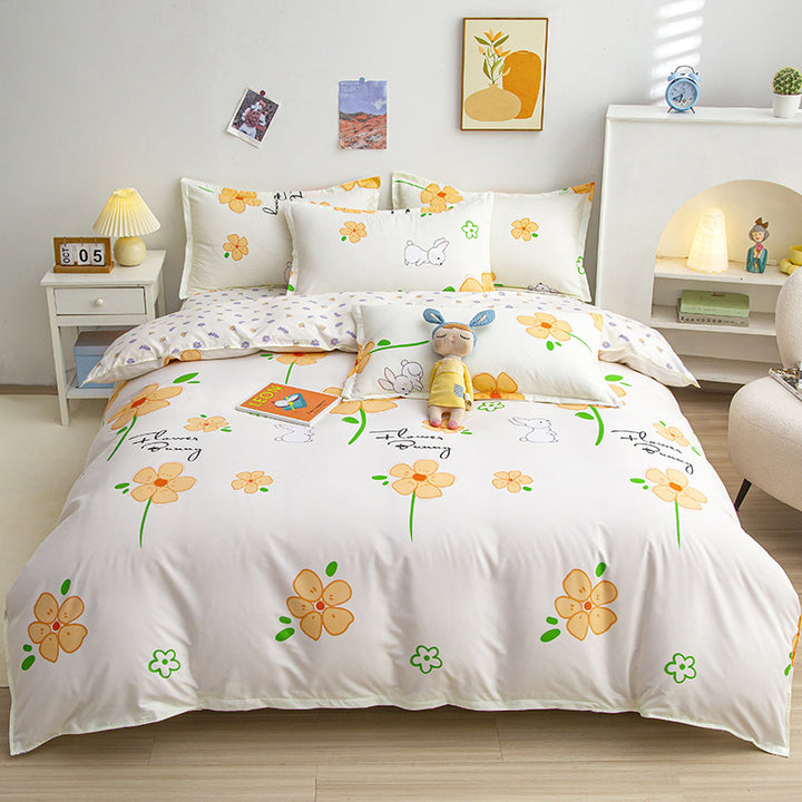 Blumenmuster Komforter Set