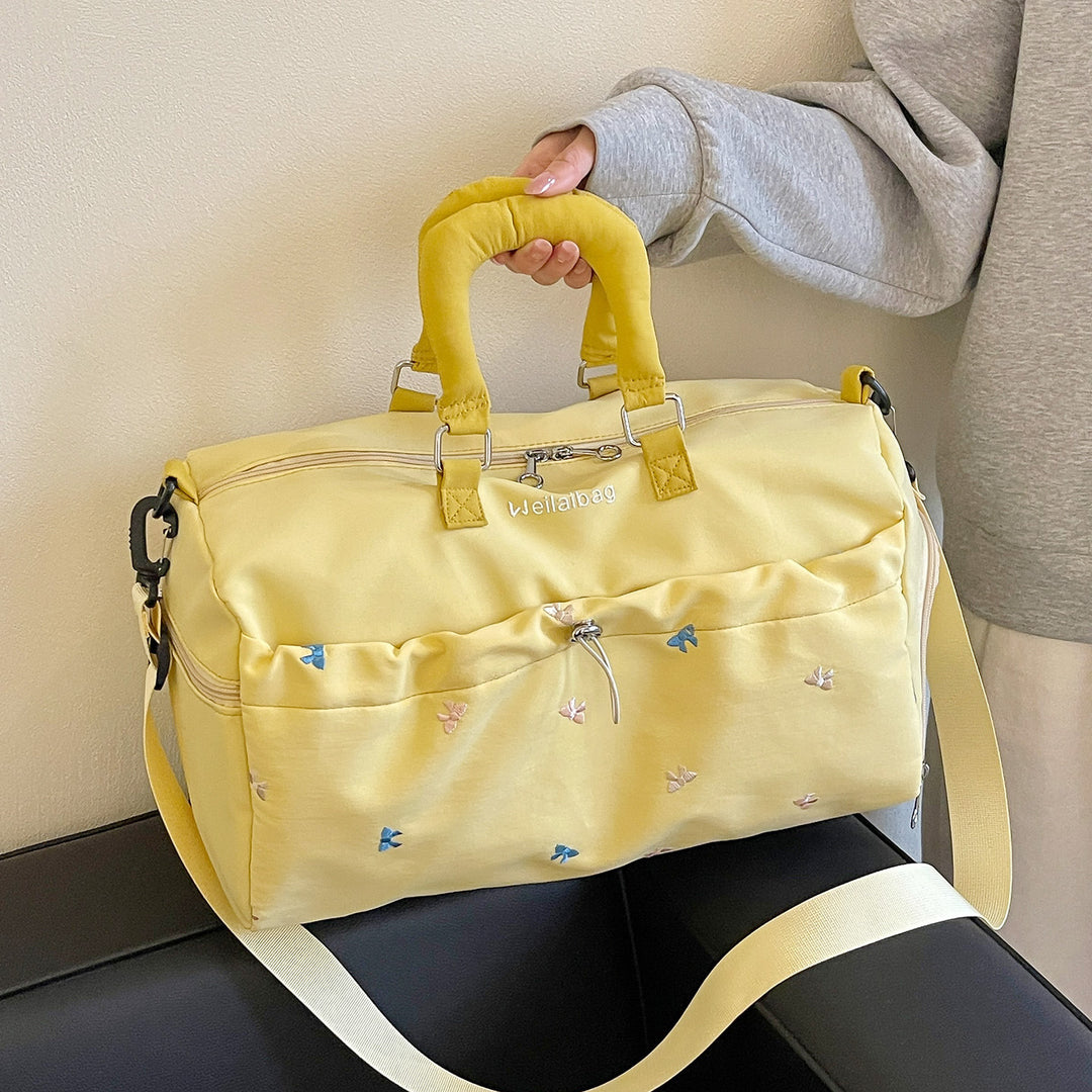 Multifunktionale bestickte Duffel-Tasche Karnz
