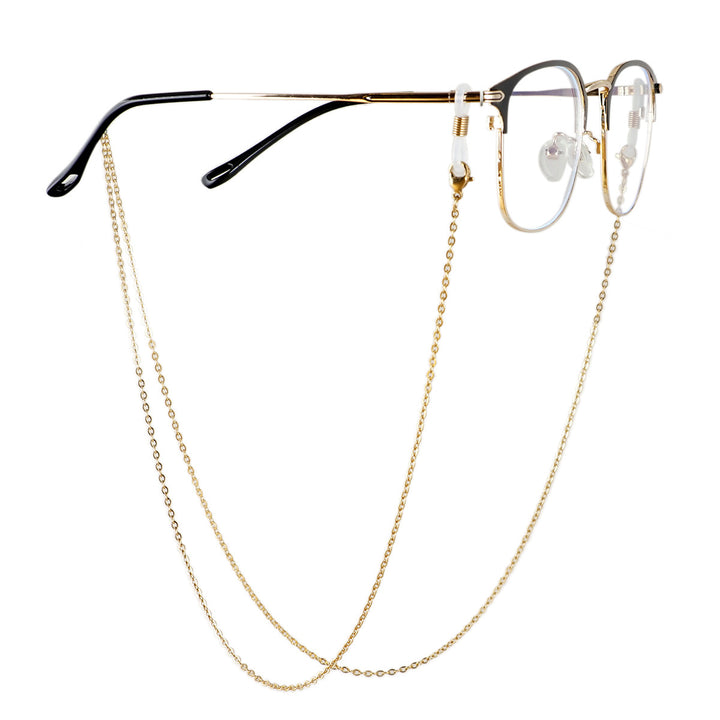 Schlanker minimalistischer Ketten-Brillenhalter Karnz