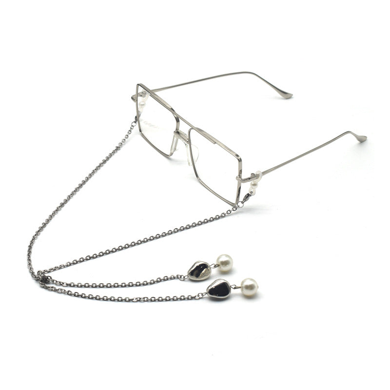 Elegante verstellbare Perlenkette Ohrringe Karnz