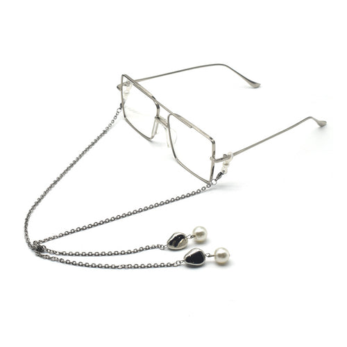 Elegante verstellbare Perlenkette Ohrringe Karnz