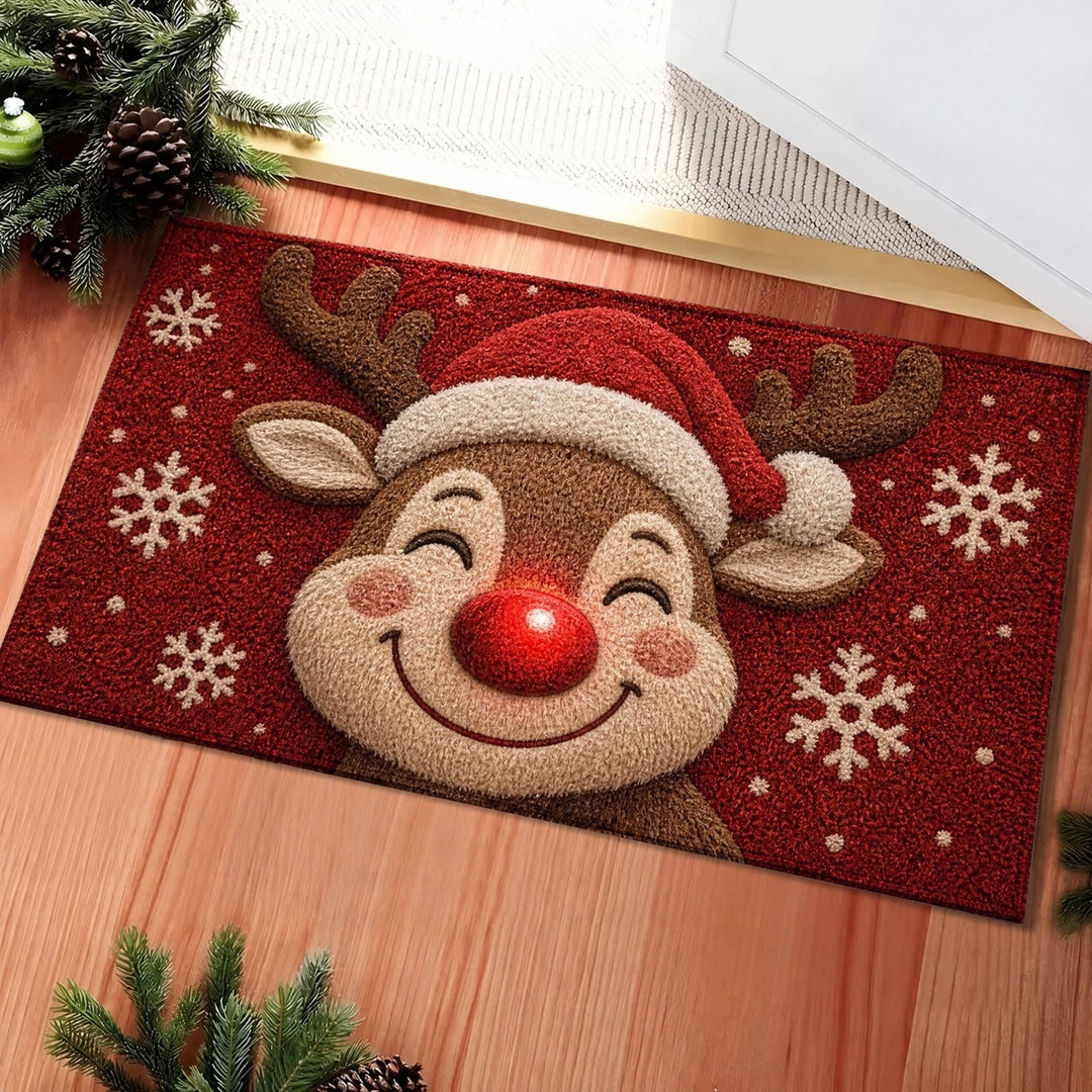 Festliche Weihnachtsfigur Fußmatte Karnz