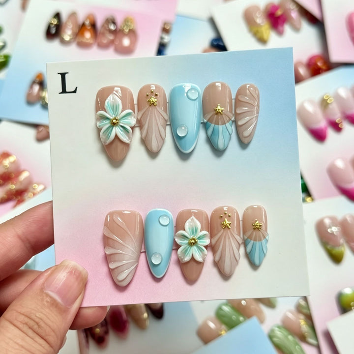 Artisan Floral Press-On Nagelkunst Set