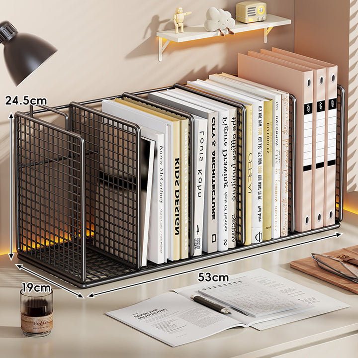 Desktop Metal Mesh Mehrfach-Ordner und Datei-Organizer Regal