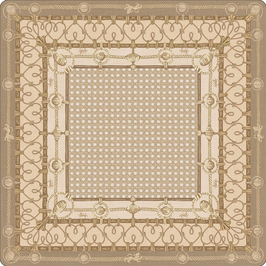 Dekorative geometrische Druckbereichsmatte