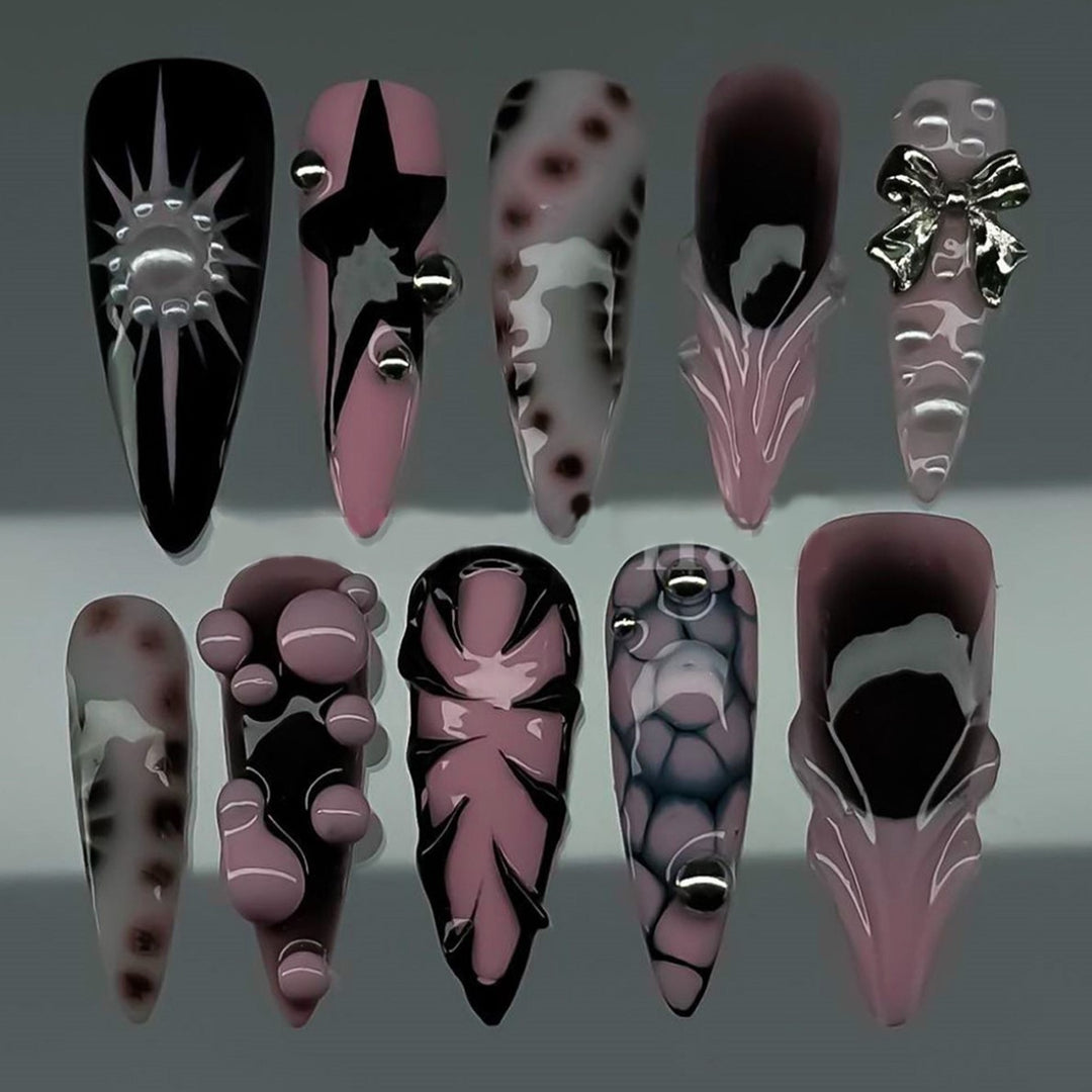 Künstlerisches 3D Nagelkunst Set Karnz
