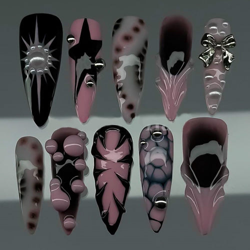 Künstlerisches 3D Nagelkunst Set Karnz