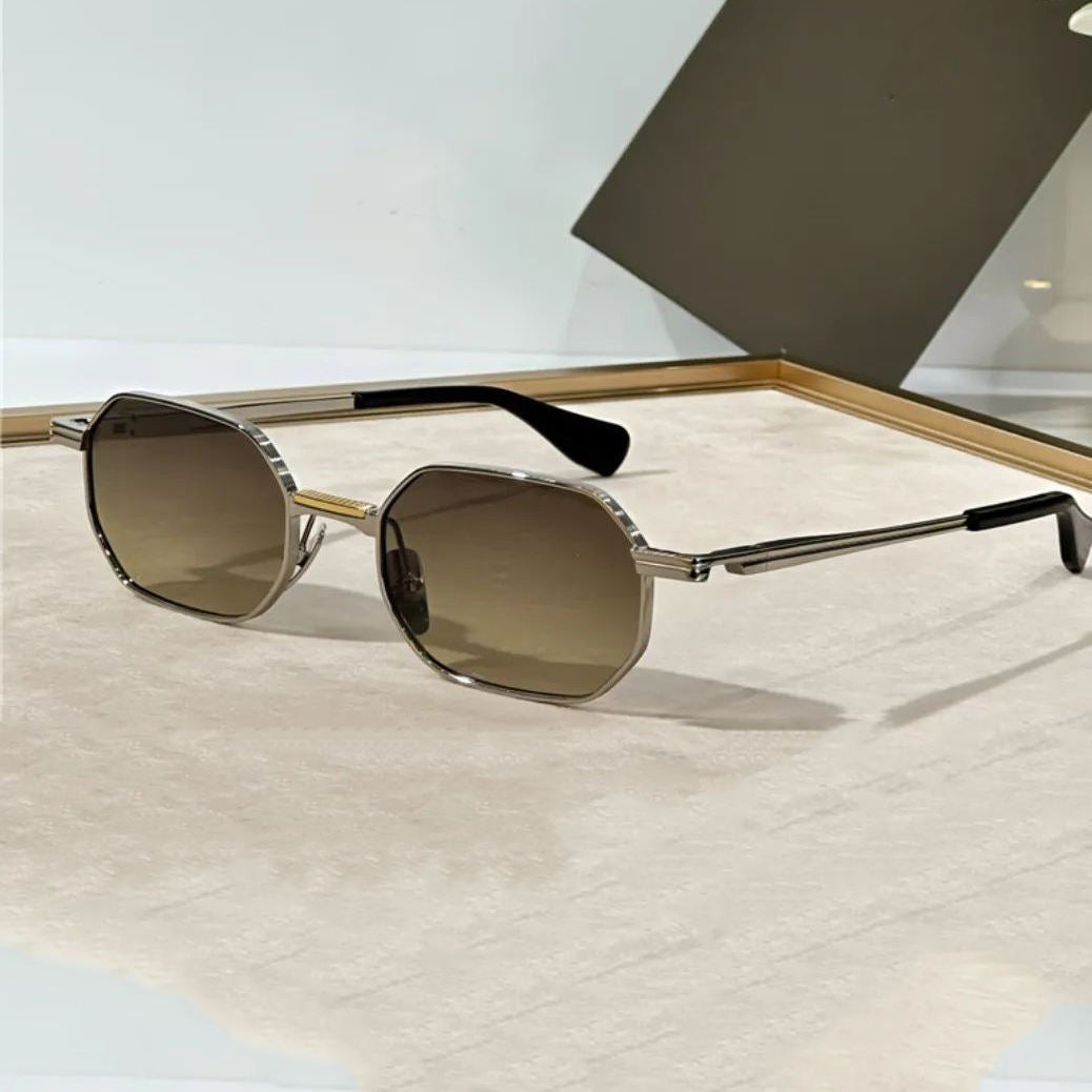 Damen Design Sonnenbrille im modernen, achteckigen Stil Karnz