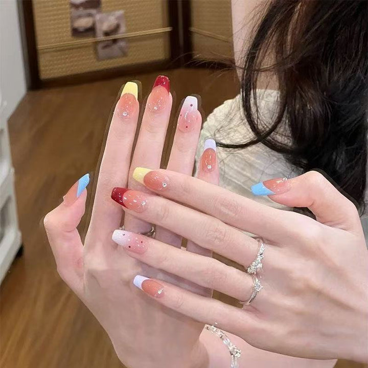 Künstlerisches Press-On Nagelkunst Set