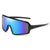 Damen Sportliche Rennsonnenbrille mit großem Sichtfeld und polarisierten Gläsern Karnz