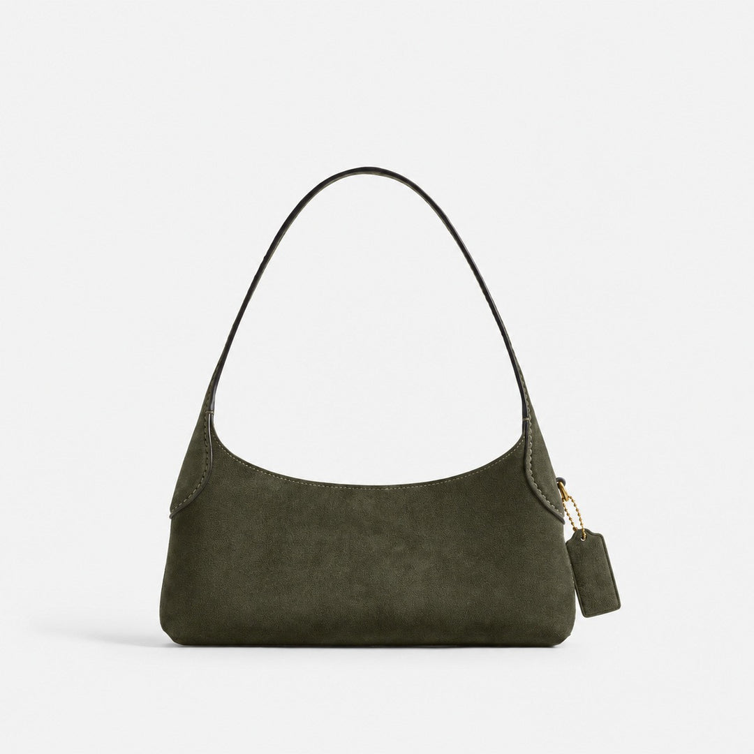 Elegante Wildleder Schultertasche