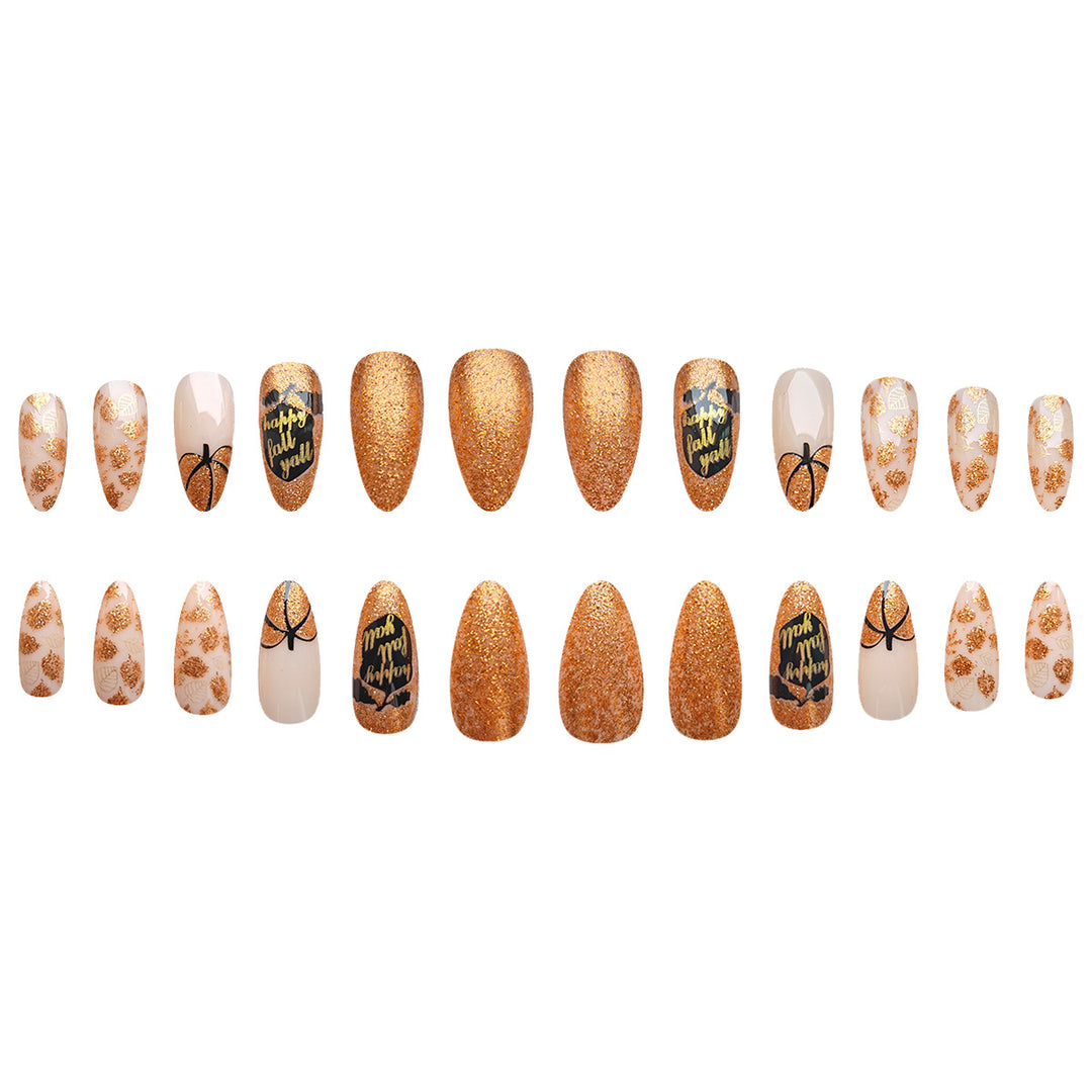 Herbst-Themen Press-On Nagelset