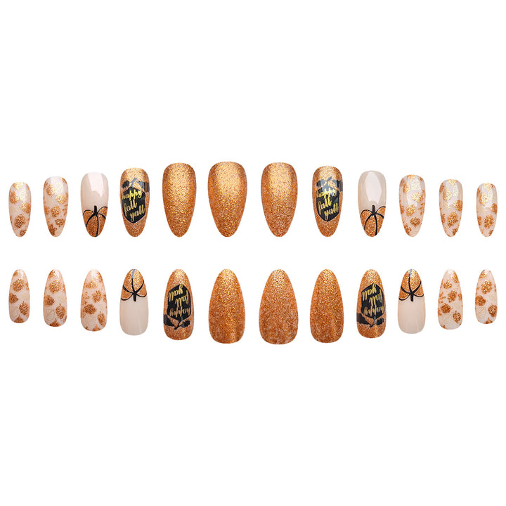 Herbst-Themen Press-On Nagelset
