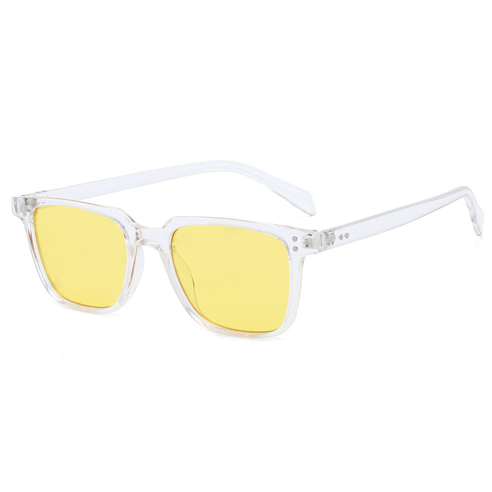 Damen modische quadratische Sonnenbrille mit einzigartigen Gläsern Karnz