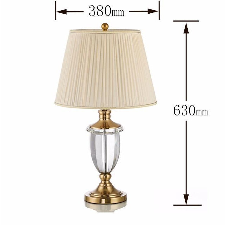 Elegante Kristallglas Tischlampe