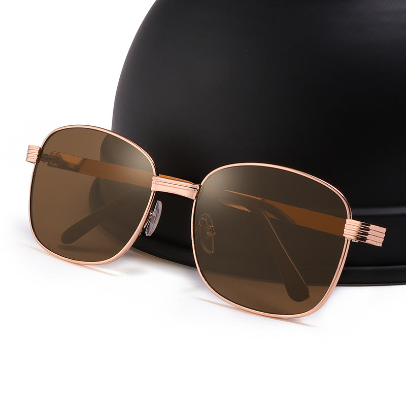 Moderne geometrische Sonnenbrille Karnz