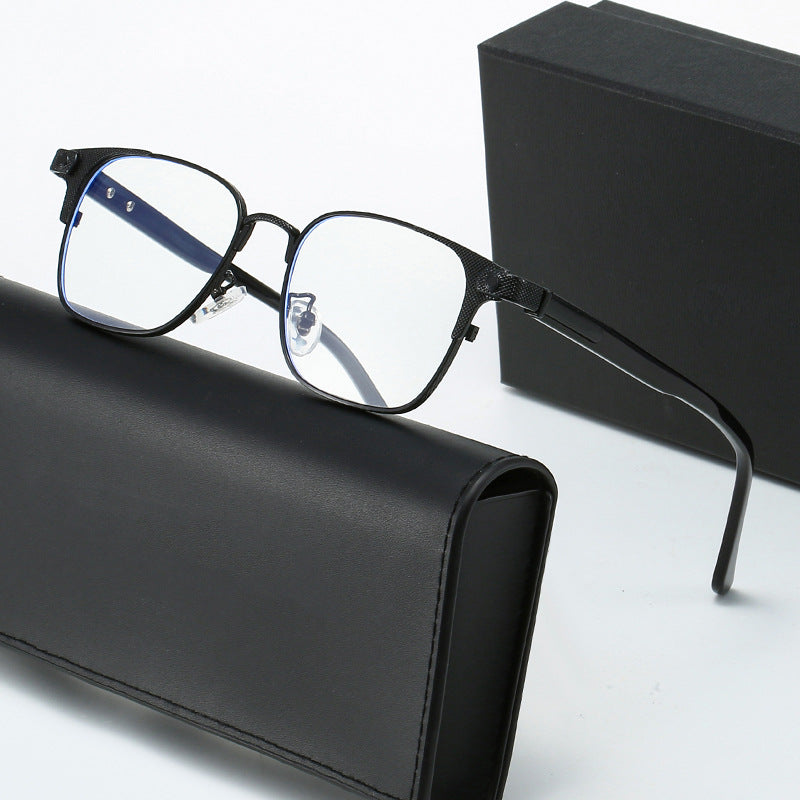 Damen modische Korrektionsbrille mit filigranem Metallrahmen Karnz