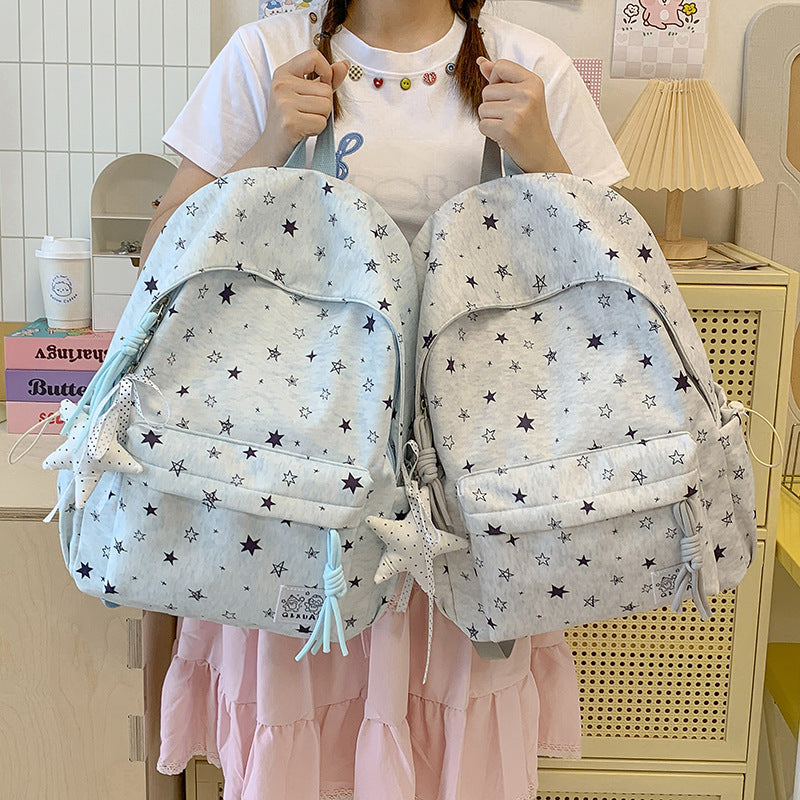 Fun Sternenmuster Rucksack Karnz