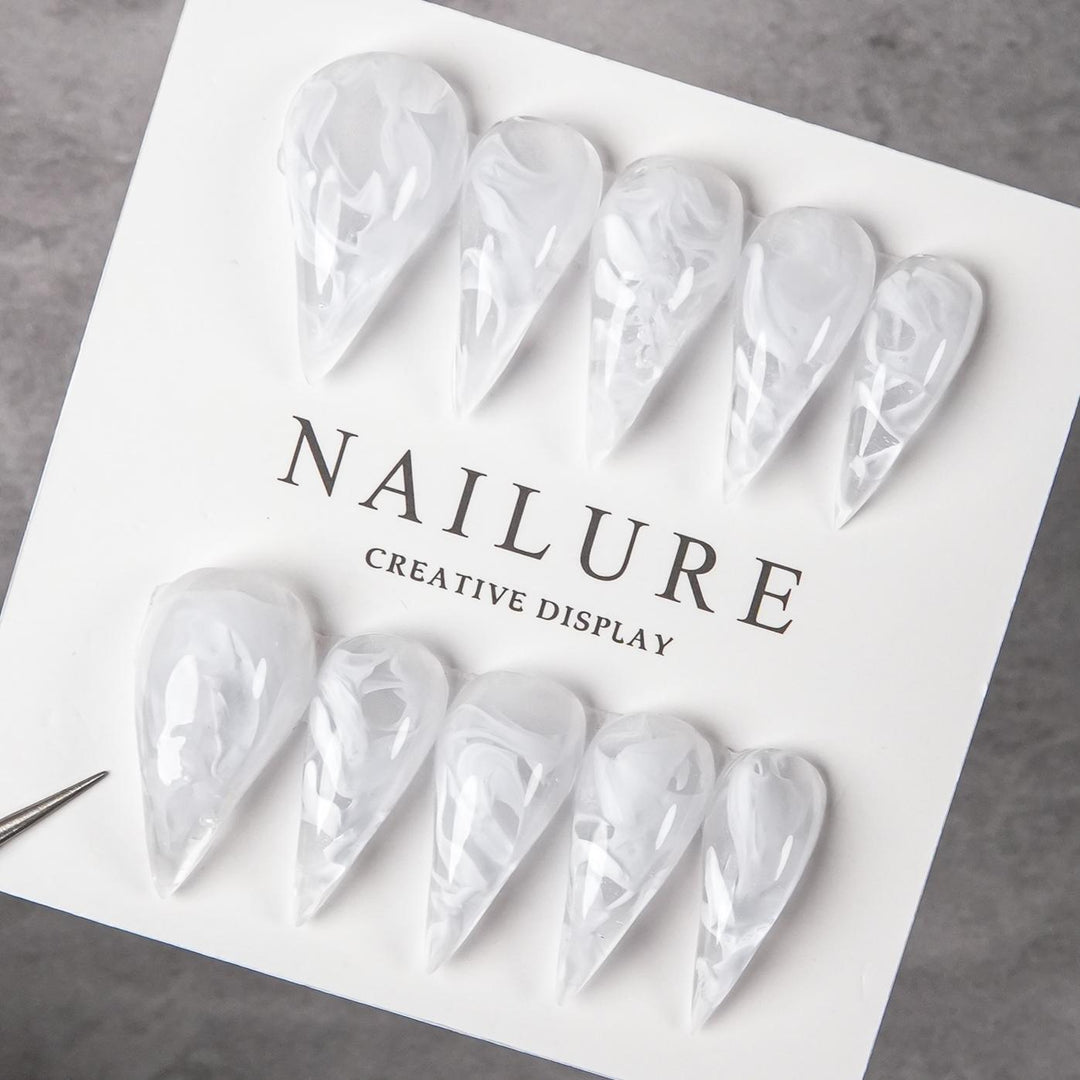 Künstlerische Stiletto Press-On Nagelverzierungen  1791254780