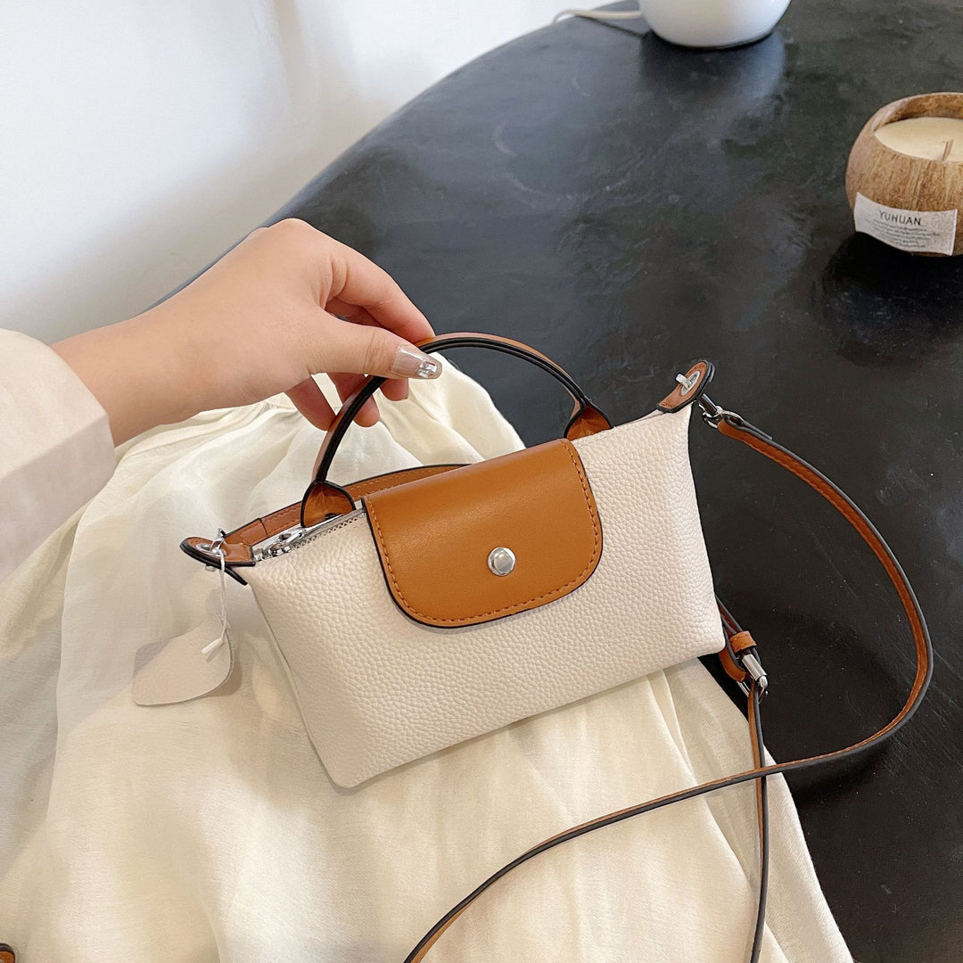 Chic Texturierte Mini-Handtasche Karnz